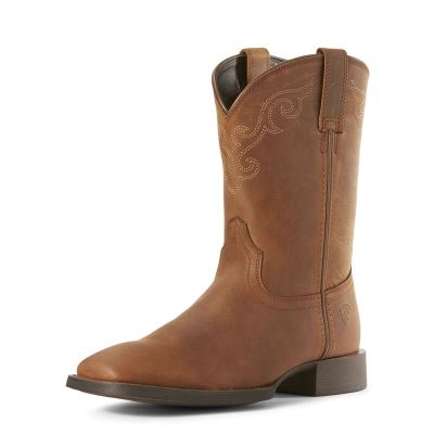 Ariat Western: Roper Wide Square Toe Botas Western Mujer - Marrones (WFNLP8762)